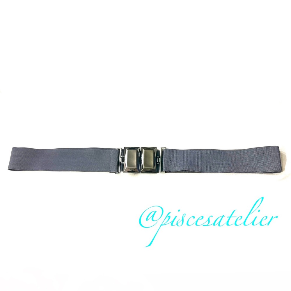 Gunmetal Gray Stretch Cinch Belt, OS
